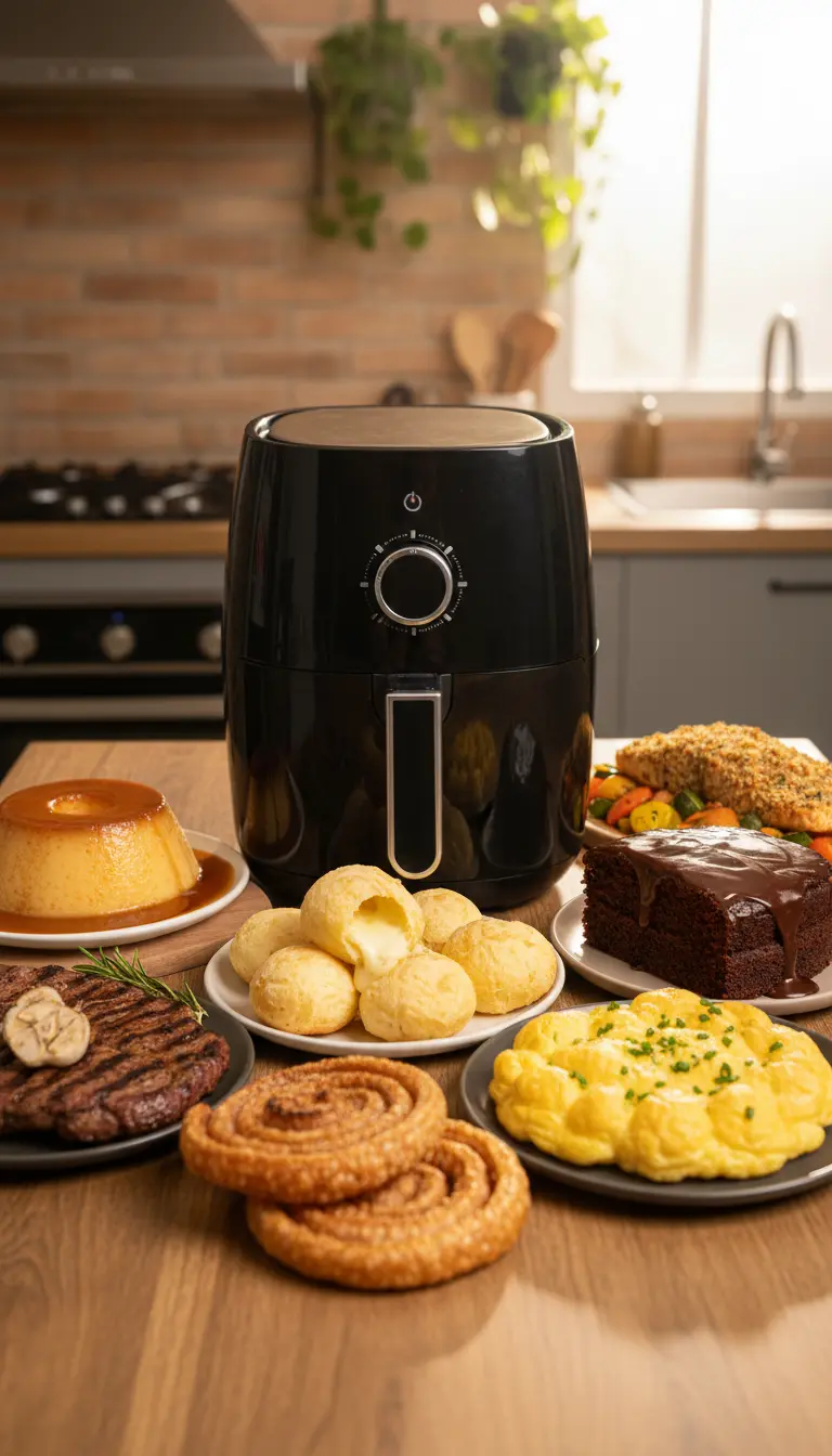 Airfryer com receitas deliciosas